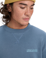 The Quiksilver Mens Salt Water Graphic Sweatshirt in China Blue