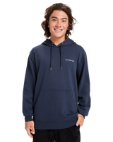 The Quiksilver Mens Graphic Hoodie in Dark Navy