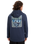 The Quiksilver Mens Graphic Hoodie in Dark Navy