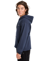 The Quiksilver Mens Graphic Hoodie in Dark Navy