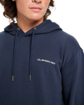 The Quiksilver Mens Graphic Hoodie in Dark Navy