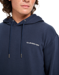 The Quiksilver Mens Graphic Hoodie in Dark Navy