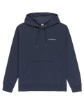 The Quiksilver Mens Graphic Hoodie in Dark Navy