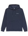 The Quiksilver Mens Graphic Hoodie in Dark Navy