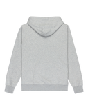 The Quiksilver Mens Chest Logo Zip Hoodie in Light Grey Heather