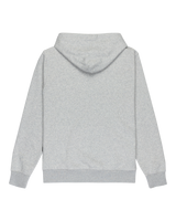 The Quiksilver Mens Chest Logo Zip Hoodie in Light Grey Heather