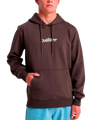Fineline Hoodie in Chocolate Brown