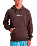 Fineline Hoodie in Chocolate Brown