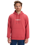 The Quiksilver Mens Fineline Hoodie in Mustard