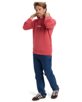 The Quiksilver Mens Fineline Hoodie in Mustard