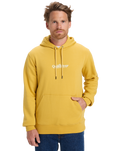 The Quiksilver Mens Fineline Hoodie in Rattan