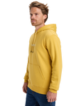 The Quiksilver Mens Fineline Hoodie in Rattan