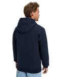 The Quiksilver Mens Classic Hoodie in Dark Navy