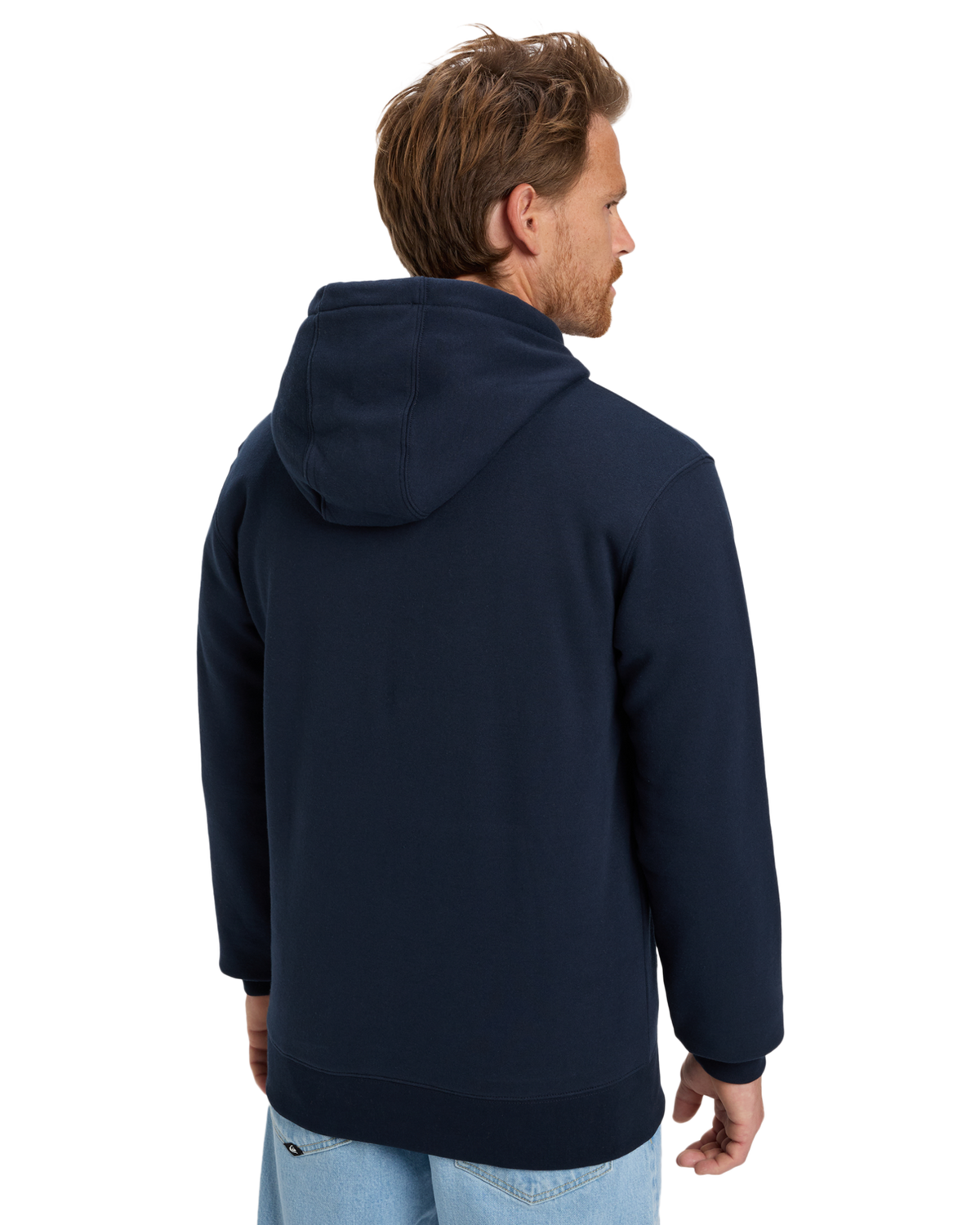 The Quiksilver Mens Classic Hoodie in Dark Navy