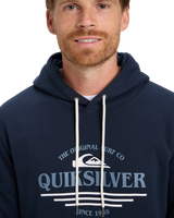 The Quiksilver Mens Classic Hoodie in Dark Navy