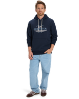 The Quiksilver Mens Classic Hoodie in Dark Navy