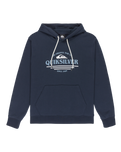 The Quiksilver Mens Classic Hoodie in Dark Navy