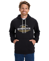 The Quiksilver Mens Classic Hoodie in Black
