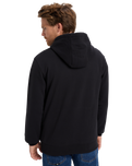 The Quiksilver Mens Classic Hoodie in Black