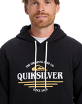 The Quiksilver Mens Classic Hoodie in Black