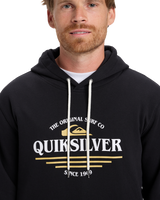 The Quiksilver Mens Classic Hoodie in Black