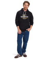 The Quiksilver Mens Classic Hoodie in Black