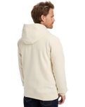 The Quiksilver Mens Classic Hoodie in Bone White