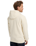 The Quiksilver Mens Classic Hoodie in Bone White