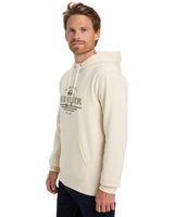 The Quiksilver Mens Classic Hoodie in Bone White