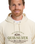 The Quiksilver Mens Classic Hoodie in Bone White