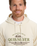 The Quiksilver Mens Classic Hoodie in Bone White