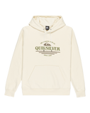 The Quiksilver Mens Classic Hoodie in Bone White