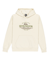 The Quiksilver Mens Classic Hoodie in Bone White