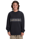 The Quiksilver Mens CB Sweatshirt in Black