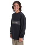The Quiksilver Mens CB Sweatshirt in Black