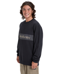 The Quiksilver Mens CB Sweatshirt in Black