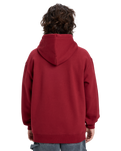 The Quiksilver Mens Double Up Hoodie in Biking Red