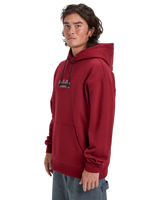 The Quiksilver Mens Double Up Hoodie in Biking Red