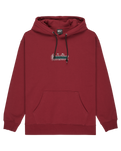 The Quiksilver Mens Double Up Hoodie in Biking Red