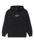 Stretch Tribal Hoodie in Black