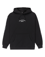 Stretch Tribal Hoodie in Black