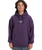The Quiksilver Mens Stretch Tribal Hoodie in Purple Velvet