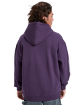 The Quiksilver Mens Stretch Tribal Hoodie in Purple Velvet