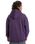 The Quiksilver Mens Stretch Tribal Hoodie in Purple Velvet