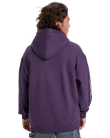 The Quiksilver Mens Stretch Tribal Hoodie in Purple Velvet