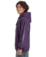 The Quiksilver Mens Stretch Tribal Hoodie in Purple Velvet