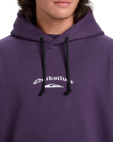 The Quiksilver Mens Stretch Tribal Hoodie in Purple Velvet