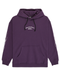 The Quiksilver Mens Stretch Tribal Hoodie in Purple Velvet