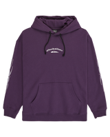 The Quiksilver Mens Stretch Tribal Hoodie in Purple Velvet