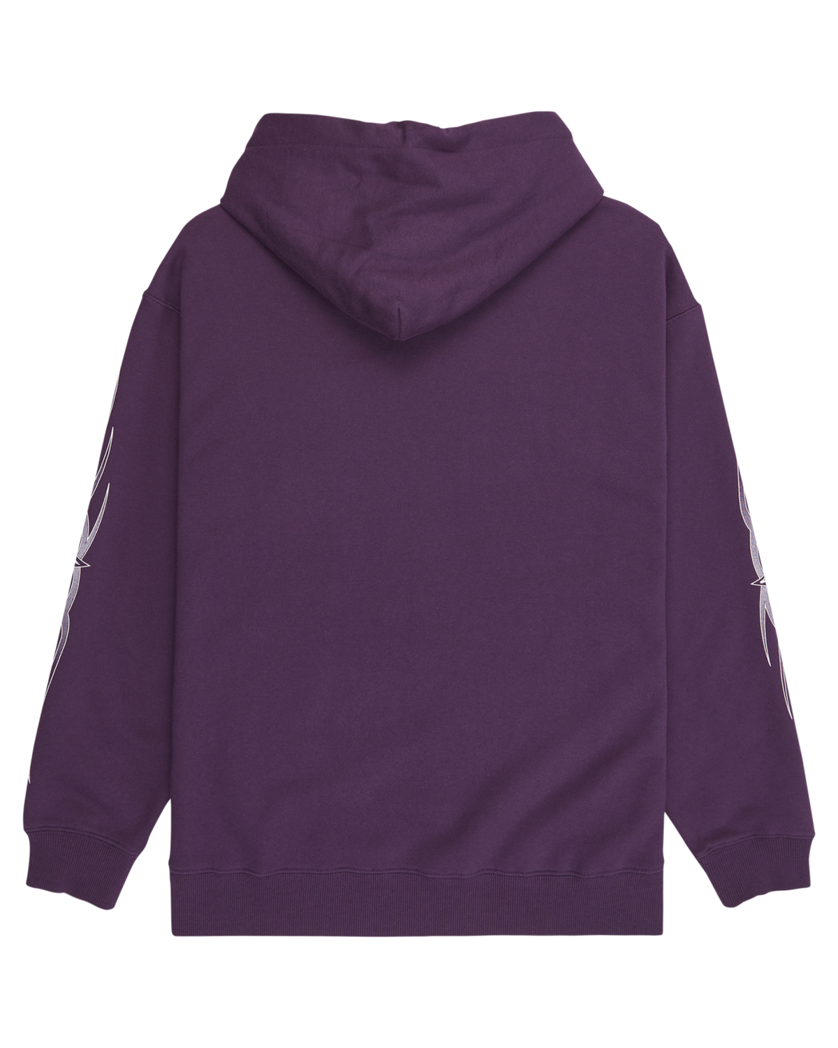 The Quiksilver Mens Stretch Tribal Hoodie in Purple Velvet
